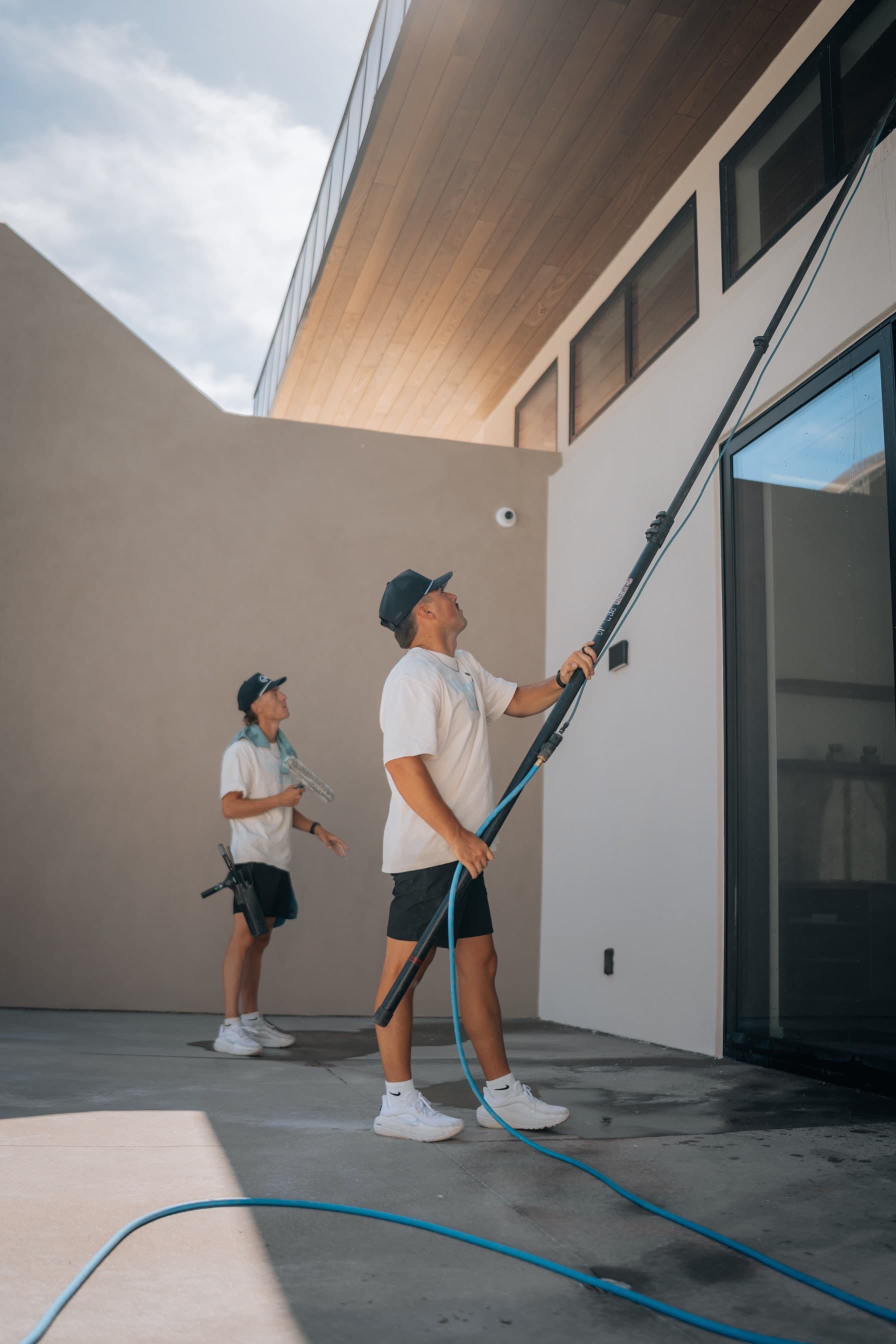 The WinPro window cleaning crew in St. George